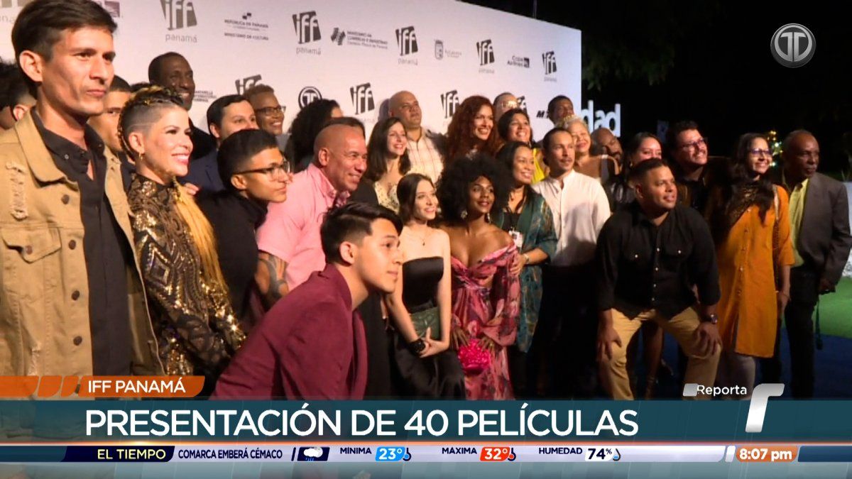 Audience watching a film screening, representing the Panama International Film Festival scheduled April 9–12 with a mix of international and Panamanian films