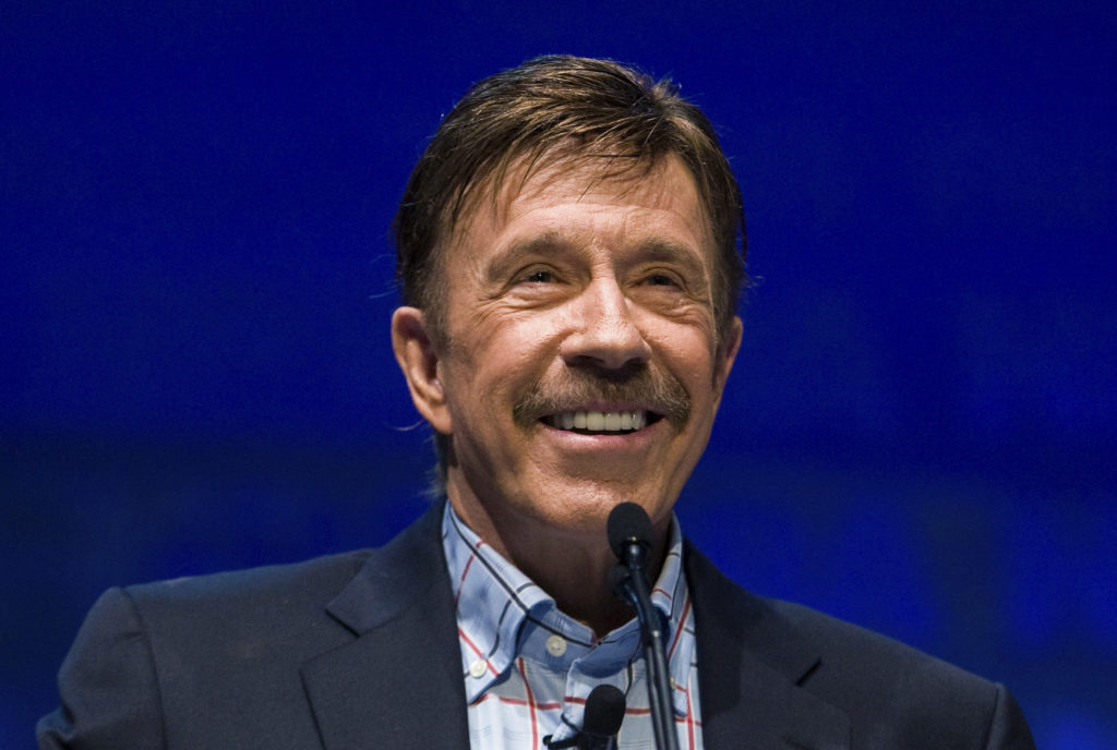 Portrait of Chuck Norris, martial arts master and actor