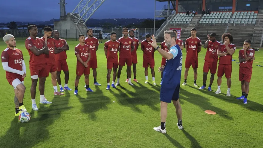 Panama national football team training in Durban ahead of friendly matches against South Africa