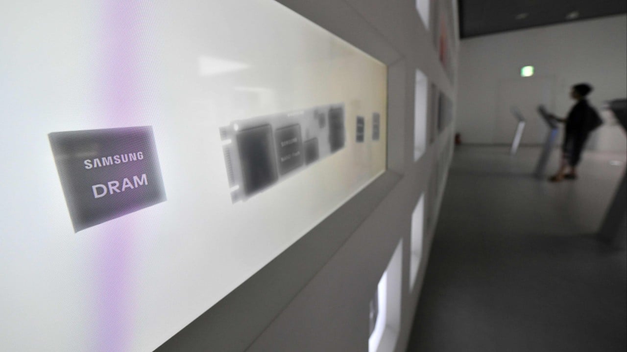 A semiconductor wafer fabrication facility representing South Korea’s memory chipmakers expanding production in China