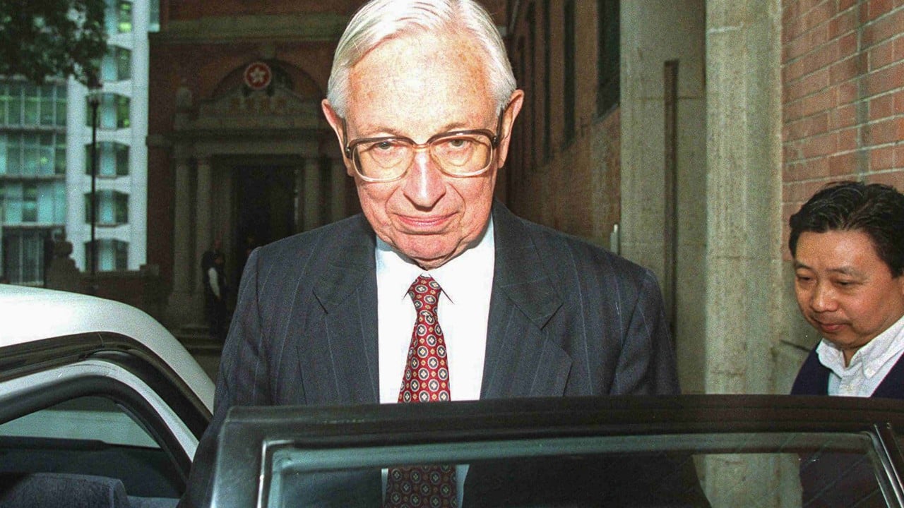 Portrait of Sir Anthony Mason, former chief justice of Australia and former justice on Hong Kong's Court of Final Appeal