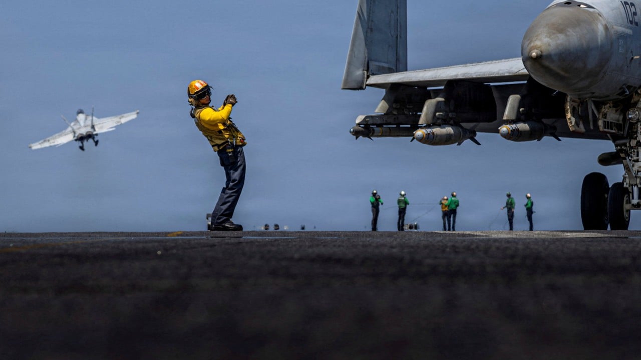 US military aircraft and a Reaper drone on a tarmac, suggesting damage or maintenance after operations