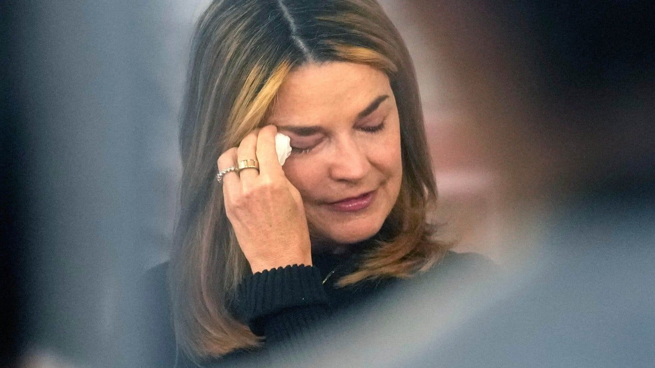 Savannah Guthrie visibly emotional during an interview on NBC's Today show making a public appeal for information about her abducted mother