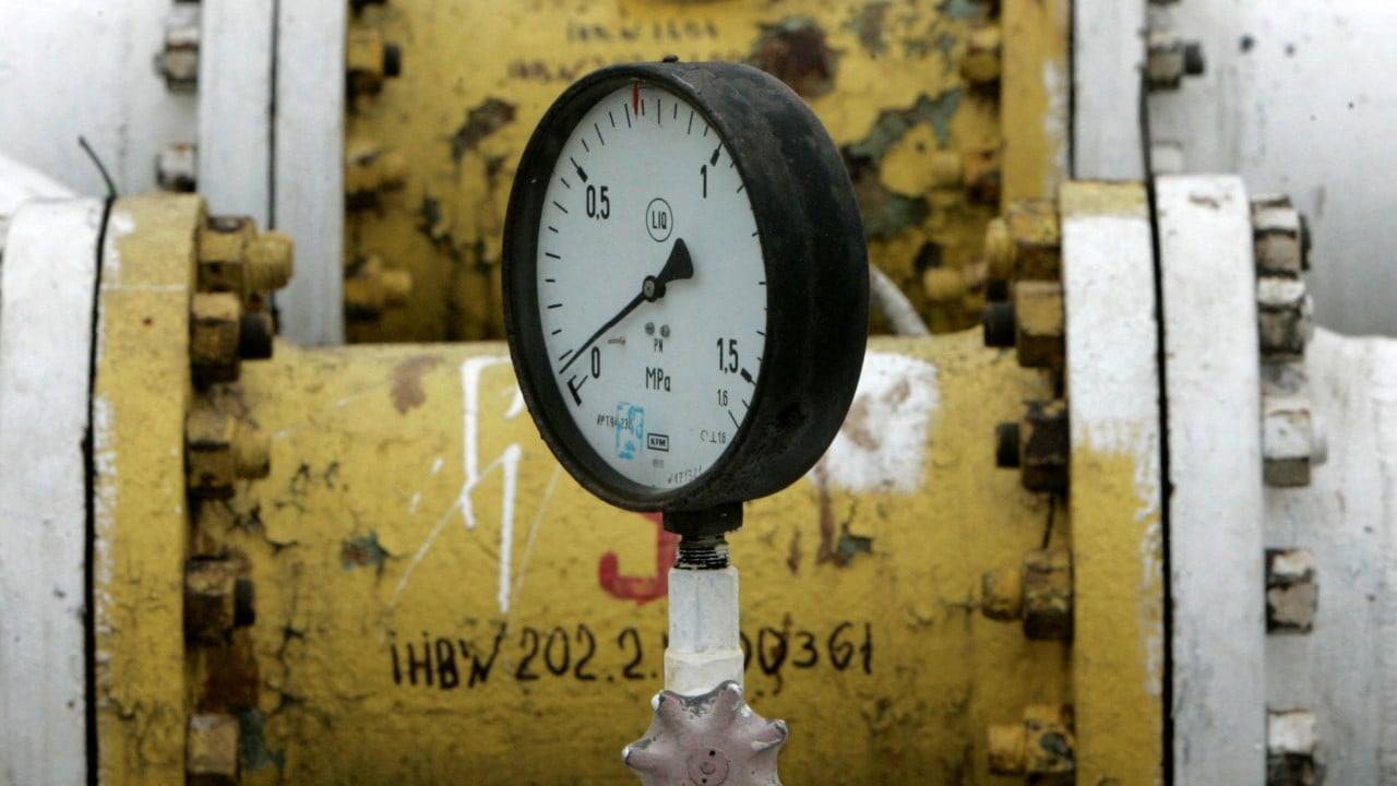 EU technical inspectors assessing a section of the Druzhba oil pipeline infrastructure in Ukraine