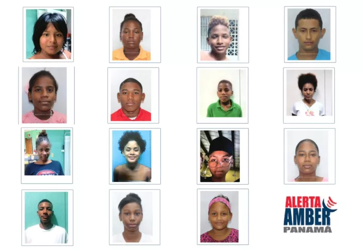 Authorities and search activity at or near the Tocumen Comprehensive Care Center after an escape of minors and Amber alert