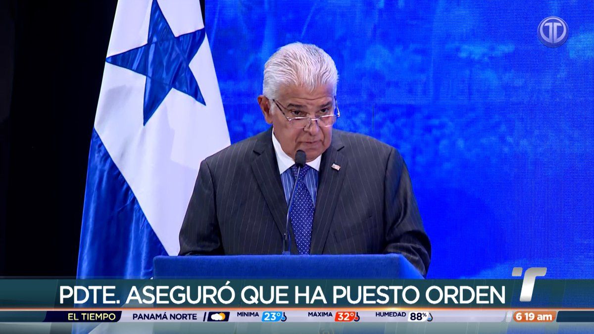 Panama City traffic near the Bridge of the Americas with port and logistics infrastructure in the background