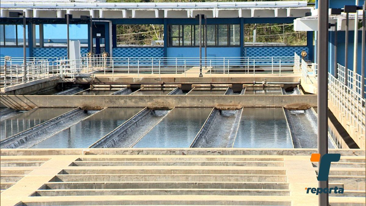 Water infrastructure equipment at a treatment plant serving the Panama metropolitan area
