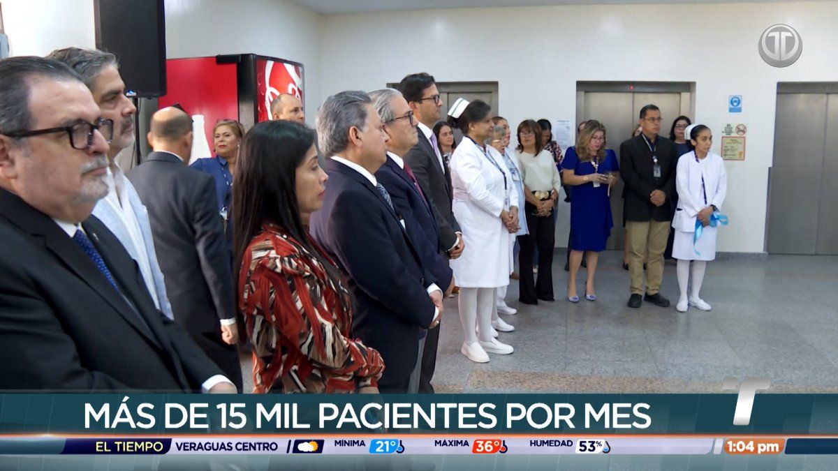 Renovated emergency room facilities at Hospital Santo Tomás in Panama City