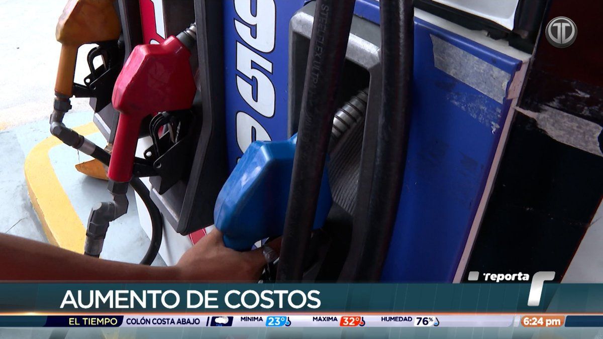 Industrial workers and cargo transport operations in Panama affected by rising fuel costs