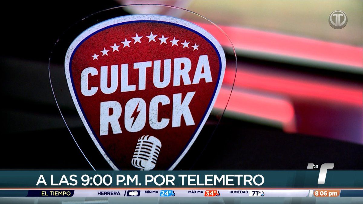 Young Panamanian musicians performing on a television set as part of a cultural music initiative
