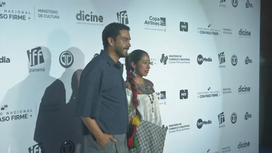 Audience members and guests at the opening gala of Panama’s International Film Festival during a formal cultural event