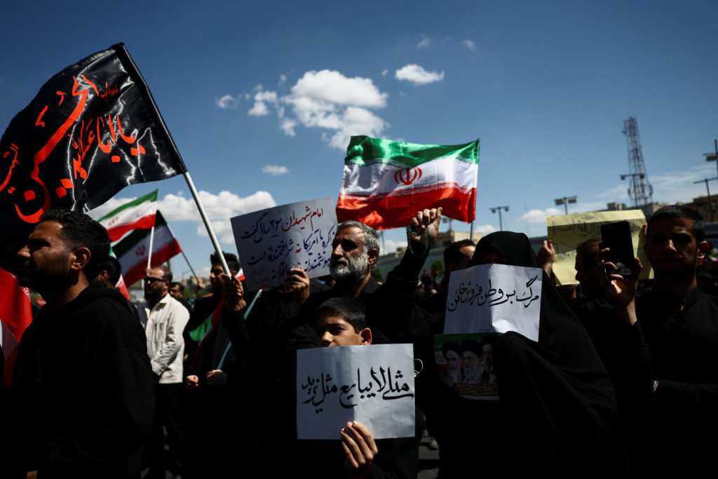 Leaders and diplomats discussing a fragile ceasefire amid Middle East tension