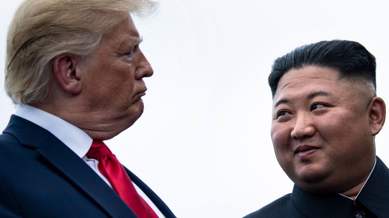 North Korean leader Kim Jong-un speaking during a military inspection or weapons test