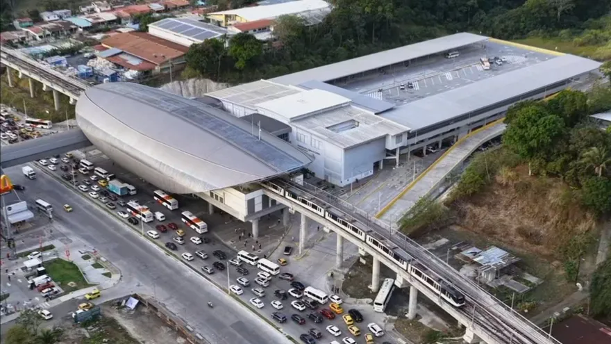A planned public transport interchange area in Villa Zaita designed to connect buses with the Panama Metro