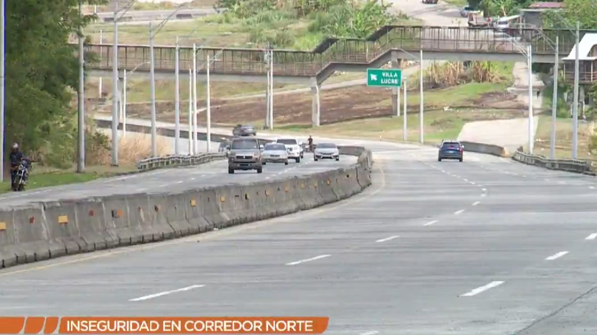 Traffic moving along the North Corridor near Villa Lucre in Panama City