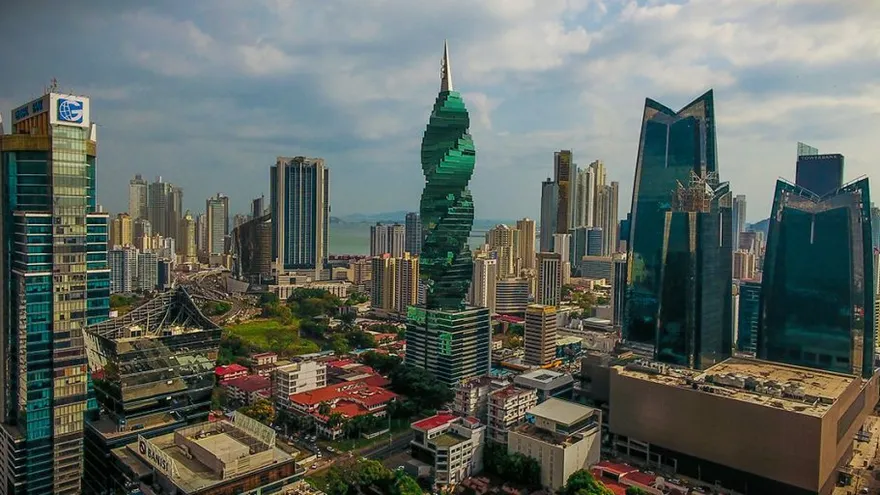 Bank executives speaking at a meeting about proposed interest-rate controls in Panama