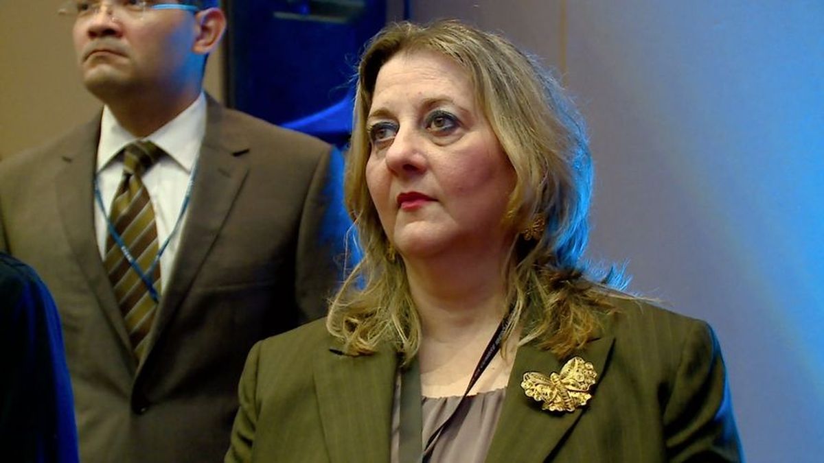 A view of Panama's National Assembly chamber during a vote for the new Defensora del Pueblo