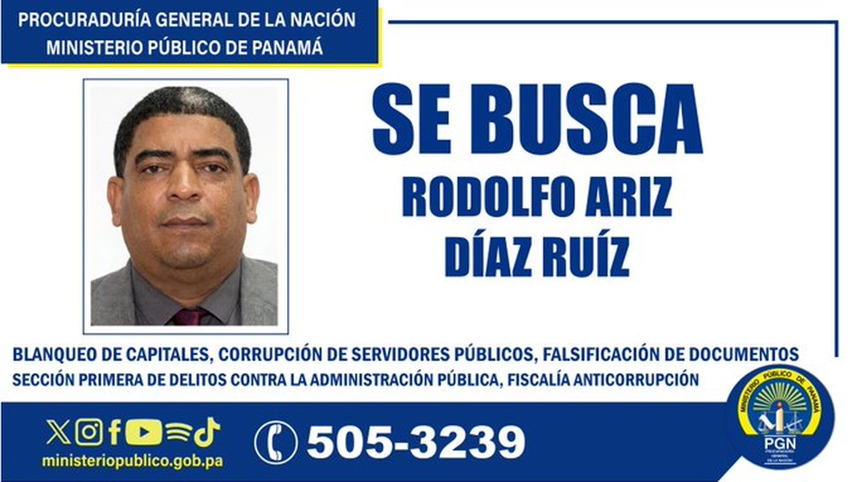 A prosecutor's office building in Panama with official signage related to an anti-corruption investigation