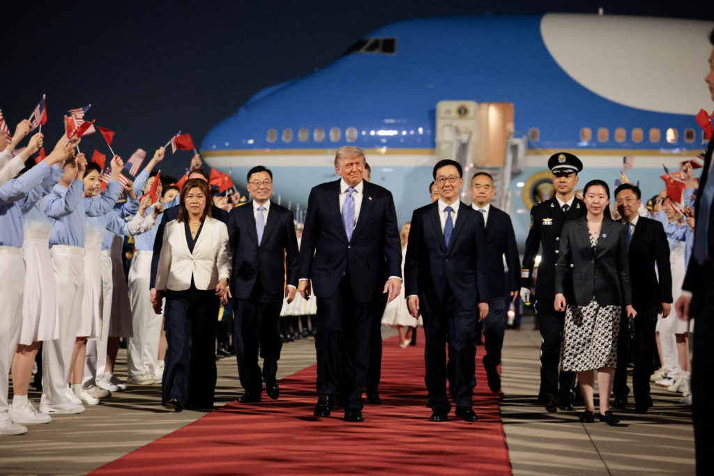 Donald Trump and Xi Jinping meeting face to face during high-stakes talks in Beijing