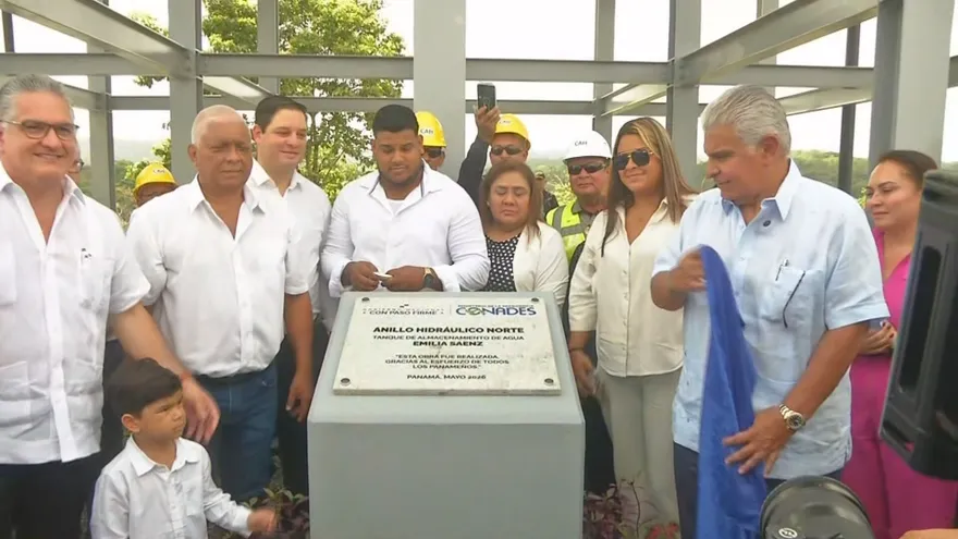 Water infrastructure and piping associated with a new hydraulic ring serving communities in Panama City