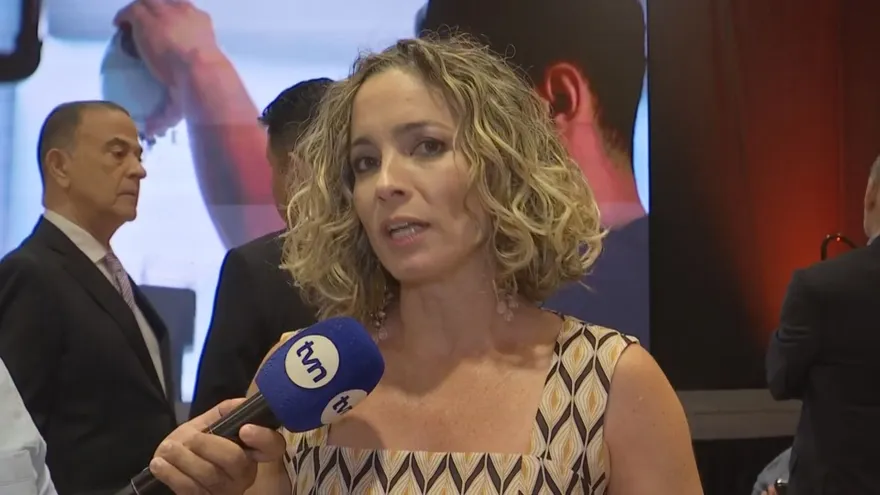 A tourism official in Panama speaking about traveler safety and the country's image with police presence in a tourist area